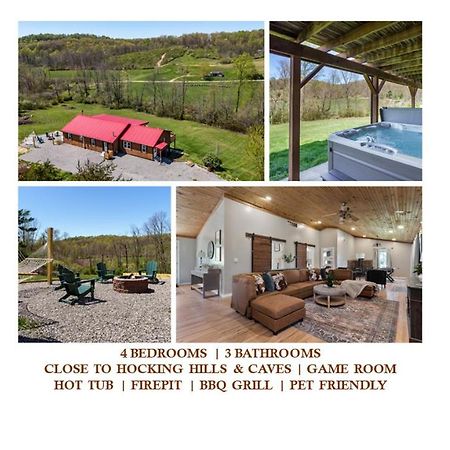 Spacious Cabin Near Hocking Hills And Caves With Hot Tub And Firepit Laurelville Eksteriør bilde